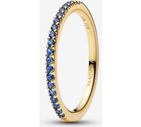 Pandora Anneau Demi-Éternité Bleu Scintillant Doré 54