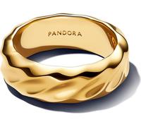 Pandora Anneau large ruban ondulé 163886C00 Anneau femme, Taille de l'anneau:52