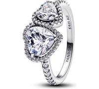Pandora anneau scintillant couronne de rayons cœur argent 193659C01 taille 54