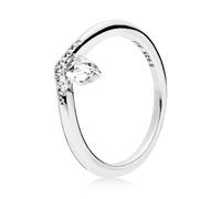 PANDORA Anneau Wishbone en argent 925 avec zirconium (taille : 50mm)