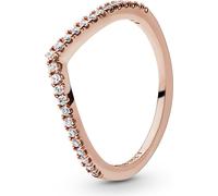 Pandora Anneau Wishbone scintillant 186316CZ Anneau pour femme, Taille de l'anneau:48