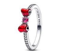 PANDORA Disney 193652C01 Bague en argent pour femme Motif princesse Blanche-Neige Nœud, 56/17,8, Argent sterling, Zircone cubique