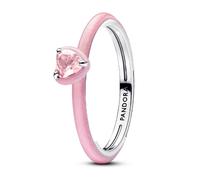 Pandora Anneaux Bague Coeur Chakra Rose 193088C02