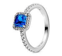 Pandora Anneaux Bague en argent sterling bleu élégance intemporelle 198863C02