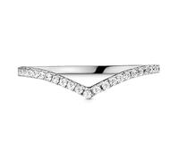 Pandora Anneaux Bague en argent sterling souhait chatoyant 196316CZ