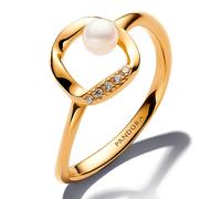Pandora Anneaux Circle Ring in Organic Pavé Shape 163831C01