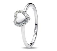 Pandora Bague Halo Cœur Gravable 52