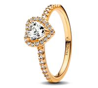 Pandora Anneaux Raised Heart Ring 168421C01
