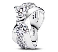 Pandora Anneaux Shiny Bow Cross Band Ring 193553C01
