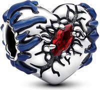 Pandora Argent sterling Émail Cristal de synthèse Rouge 793565C01 Pendentif