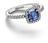 Pandora Argent sterling Pierre mixte Bleu 193555C01 Bague femme, taille:54