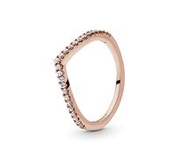 PANDORA Bague 186316CZ-54 bague femme en argent Zirconia Rose désir Glittering