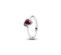 PANDORA Bague 192993C01-50 Circle Eternity rouge