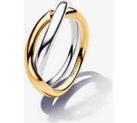 Pandora Bague Anneaux Entrelacés Bicolore 50