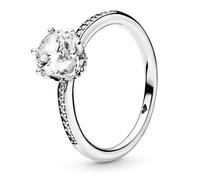 PANDORA Bague Bague 198289CZ-56 bague Corona Brillant en argent pour femme