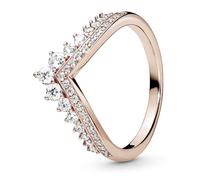 PANDORA Bague Princesse Wish Rose 187736CZ-52 femme Rose