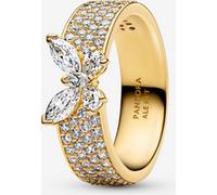 Pandora Bague Cocktail Papillon Scintillant Dorée 50