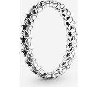 Pandora Moments Bague Couronne d’étoiles asymétriques en argent sterling, taille 54