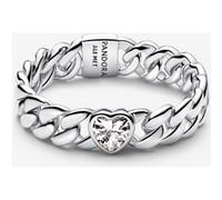 Pandora Bague Cœur Maille Cubaine 58