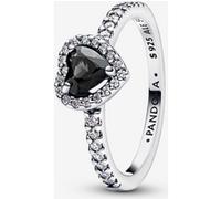 Pandora Bague Cœur Noir Surélevé 60