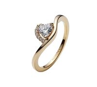 Pandora - Bague Cœur Ondulé - Femme - Accessoires - Jaune - Taille: 52 MM