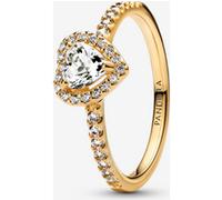 Pandora Bague Cœur Surélevé Métal doré à l'Or 14 carats 52