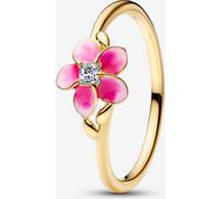 Pandora Bague Disney Vaiana Fleur de Plumeria Dorée 60