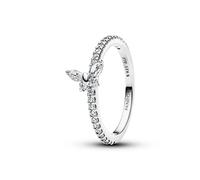 Pandora Bague en Argent pour Femme - Papillon Scintillant - Blanc - 194269C03, 52/16,6, Argent Sterling, Zircon cubique