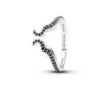 Pandora Bague Femme Argent Disney Villains Maléfique 194333C01, 54/17,2, Argent Sterling, Cristal
