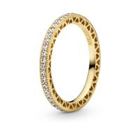 Pandora Bague Femme Éclat Et Cœurs Couleur Or 168655C01
