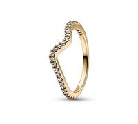 Pandora Bague Femme Vague scintillante Doré 162539C01