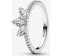 Pandora Timeless Bague Herbier scintillant en argent sterling avec zircones cubiques transparentes, taille 48