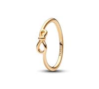 Pandora Bague Infinity plaqué or 14 carats 168898C00-56 - Taille unique - Métal - Pas de pierre précieuse, taille unique, Métal, Aucune pierre précieuse