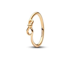 PANDORA Bague Infinity plaqué Or 14 carats 168898C00-56 - Taille Unique - Métal - Pas de Pierre précieuse, Taille Unique, Métal, Aucune Pierre précieuse