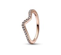 PANDORA Bague intemporelle 182539C01-54 vague pailletée