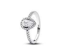 Pandora Bague intemporelle en argent sterling avec oxyde de zirconium transparent