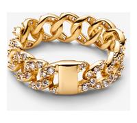 Pandora Bague Maille Cubaine Pavée 50