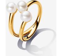 Pandora Bague Ouverte Perle de Culture d'Eau Douce Traitée 54