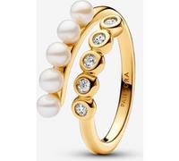 Pandora Bague Ouverte Perles de Culture d’Eau Douce Traitées & Pierres 52