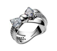 Pandora - Bague Pandora Scintillant Entrelacé - Femme - Accessoires - Gris - Taille: 54 MM