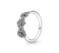 PANDORA Bague 190786C01-52 Triple fleur pensée