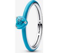 Pandora Bague Pierre Cœur Turquoise Argent Massif 60