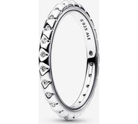 Pandora - Bague ME Pyramides, argent sterling, zircones cubiques transparentes, taille 54