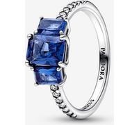 Bague Scintillante Pandora Timeless - Trio de Pierres Rectangulaires Bleues Bleu 54