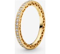 Pandora Bague Scintillement Métal doré à l'Or 14 carats 56