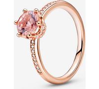 Pandora Bague Solitaire Couronne Scintillante Rose 54