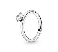 Pandora Bague solitaire Cœur incolore