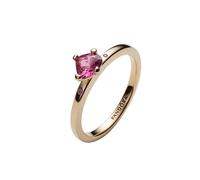 Pandora - Bague Solitaire Cœur Rouge Plaqué Or 14K - Femme - Accessoires - Jaune - Taille: 60 MM