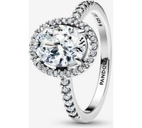 Pandora Bague Spectaculaire Halo Ovale Scintillant 54