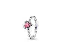 PANDORA Bague Timeless 198421C03-52 cœur rose